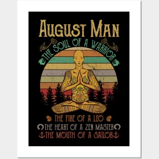 Yoga August Man Posters and Art